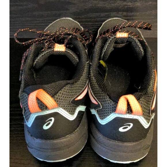 ASICS GEL VENTURE 8 WOMENS sz 6.5 BLACK CORAL RUNNING HIKING SHOE SNEAKER Nice - Picture 3 of 11